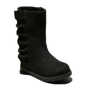 NWT Toddler Girls' Reva Fashion Boots Black